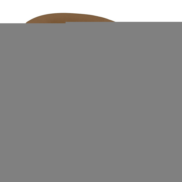 Poltrona Giratória Stella Linho Grosso Dourado A102 Base Crom