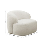 Poltrona Giratoria Veludo Chandon Ferguile