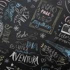 Poltrona Girat?ria Opala Preto Escrito D62 E Suede Marrom Rat