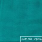 Poltrona Grazi  Base X Preta Suede - Amarena Móveis - Azul Tu