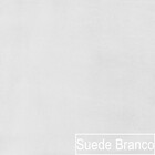 Poltrona Grazi  Base X Preta Suede - Amarena Móveis - Branco