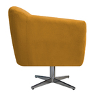 Poltrona Grazi Base Giratória De Metal Suede - Amarena Móveis