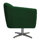 Poltrona Grazi Base Giratória De Metal Suede - Amarena Móveis