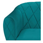 Poltrona Grazi Base Giratória De Metal Suede - Doce Sonho Móv