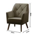 Poltrona Grécia - Cinza Chumbo