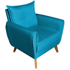 Poltrona Grecia Pe Palito Turquesa