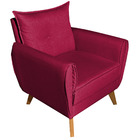 Poltrona Grecia Pe Palito Vermelho