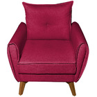 Poltrona Grecia Pe Palito Vermelho