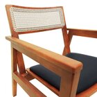 Poltrona Gusty Com Encosto Telinha Assento Anatômico - Amêndo