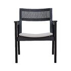 Poltrona Gusty Com Encosto Telinha Assento Anatômico - Preto