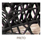 Poltrona Harpia Náutica Preto Liso Terra Artegi