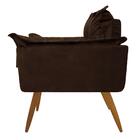 Poltrona Heloisa Vizza Estofados Pés Palito Luxo Decor Retrô