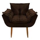 Poltrona Heloisa Vizza Estofados Pés Palito Luxo Decor Retrô