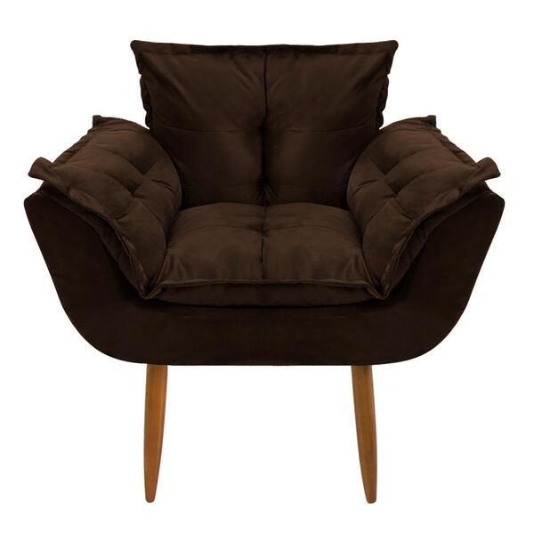 Poltrona Heloisa Vizza Estofados Pés Palito Luxo Decor Retrô