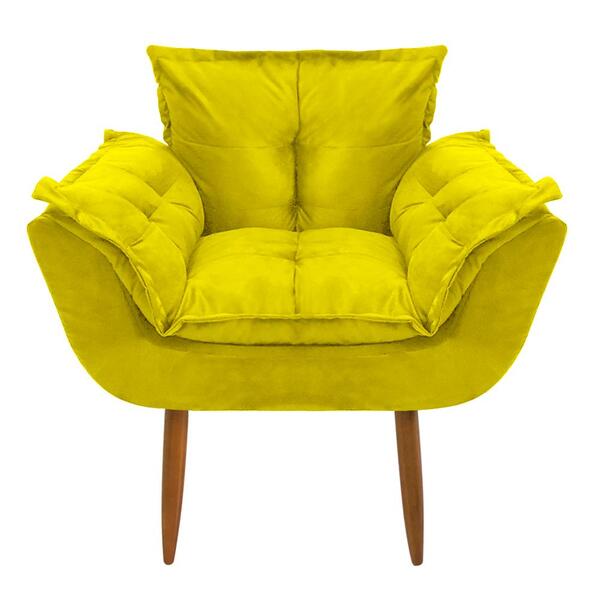 Poltrona Heloisa Vizza Estofados Pés Palito Luxo Decor Retrô