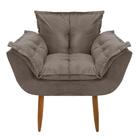 Poltrona Heloisa Vizza Estofados Pés Palito Luxo Decor Retrô