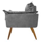 Poltrona Heloisa Vizza Estofados Pés Palito Luxo Decor Retrô