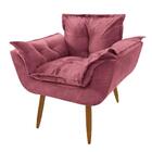 Poltrona Heloisa Vizza Estofados Pés Palito Luxo Decor Retrô