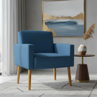 Poltrona Hope Decorativa Confortável Para Sala Quarto Recepçã