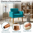 Poltrona Hope Decorativa Confortável Para Sala Quarto Recepçã