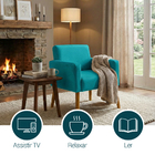 Poltrona Hope Decorativa Confortável Para Sala Quarto Recepçã