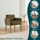 Poltrona Hope Decorativa Confortável Para Sala Quarto Recepçã