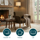 Poltrona Hope Decorativa Confortável Para Sala Quarto Recepçã