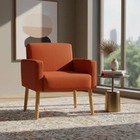 Poltrona Hope Decorativa Confortável Para Sala Quarto Recepçã