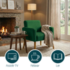 Poltrona Hope Decorativa Confortável Para Sala Quarto Recepçã