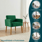 Poltrona Hope Decorativa Confortável Para Sala Quarto Recepçã