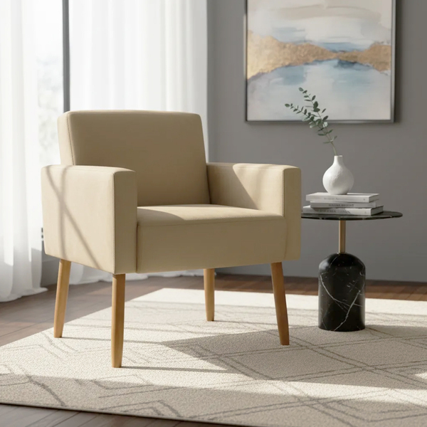 Poltrona Hope Decorativa Confortável Para Sala Quarto Recepçã