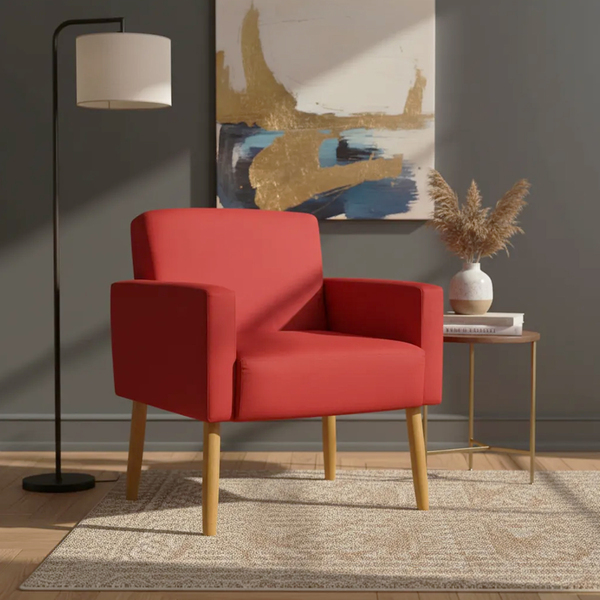 Poltrona Hope Decorativa Confortável Para Sala Quarto Recepçã