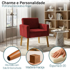 Poltrona Hope Decorativa Confortável Para Sala Quarto Recepçã