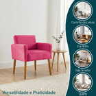 Poltrona Hope Decorativa Confortável Para Sala Quarto Recepçã