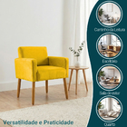 Poltrona Hope Decorativa Confortável Para Sala Quarto Recepçã