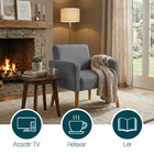 Poltrona Hope Decorativa Confortável Para Sala Quarto Recepçã