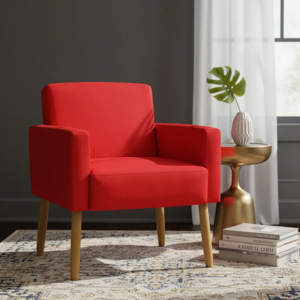 Poltrona Hope Decorativa Confortável Para Sala Quarto Recepçã