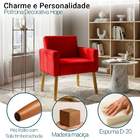 Poltrona Hope Decorativa Confortável Para Sala Quarto Recepçã