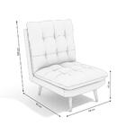 Poltrona Ibiza Com Tecido Suede - Café