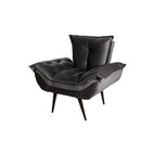 Poltrona Ibiza Veludo Kero Konforto