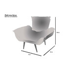 Poltrona Ibiza Veludo Kero Konforto