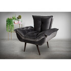 Poltrona Ibiza Veludo Kero Konforto