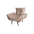 Poltrona Ibiza Veludo Kero Konforto