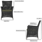 Poltrona Igapó Alumínio Micro Pintura Marrom Corda Náutica Es