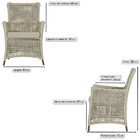 Poltrona Igapó Alumínio Micro Pintura Marrom Corda Náutica Es