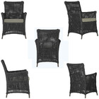 Poltrona Igapó Alumínio Micro Pintura Marrom Corda Náutica Es