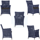 Poltrona Igapó Alumínio Micro Pintura Marrom Corda Náutica Es