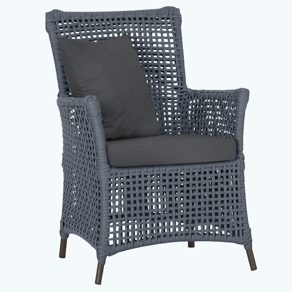 Poltrona Igapó Alumínio Micro Pintura Marrom Corda Náutica Es