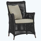 Poltrona Igapó Alumínio Micro Pintura Marrom Corda Náutica Es