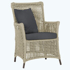 Poltrona Igapó Alumínio Micro Pintura Marrom Corda Náutica Es